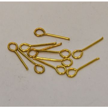 Mantua Brass Eyelets 3x12mm Pack of 10 for Scale Model Boats & Ships