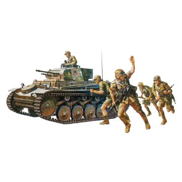 Tamiya 1:35 German Panzerkampfwagen II Plastic Model Kit