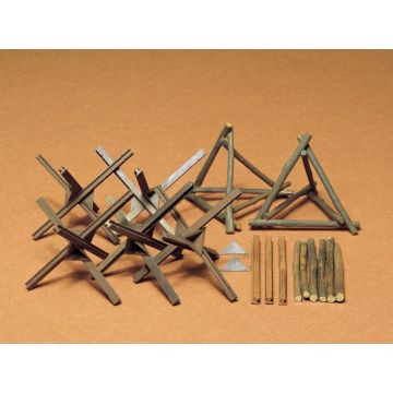 Tamiya 1:35 Barricade Set Plastic Model Kit