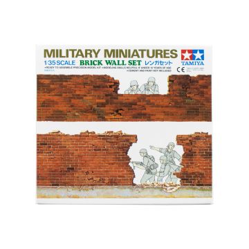 Tamiya 1:35 Brick Wall Set Plastic Model Kit