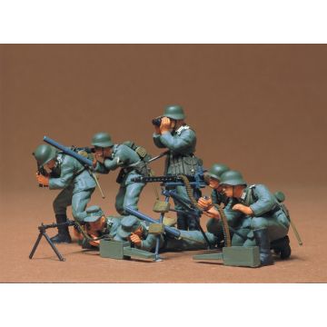 Tamiya 1:35 German Machine Gun Troops Plastic Model Kit