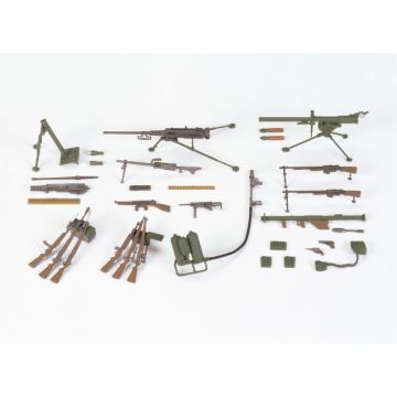 Tamiya 1:35 U.S. Infantry Weapons Set (WWII) Plastic Model Kit