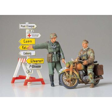 Tamiya 1:35 German Motorcycle Orderly Set Plastic Model Kit