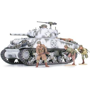 Tamiya 1:35 M4A3 Sherman 105mm Howitzer A.Troop Plastic Model Kit