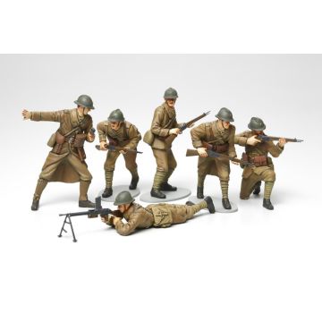 Tamiya 1:35 WWII French Infantry Set Plastic Model Kit