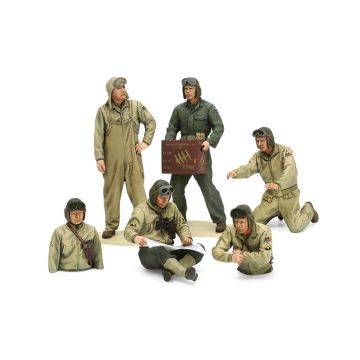 Tamiya 1:35 U.S. Tank Crew European Theatre Plastic Model Kit