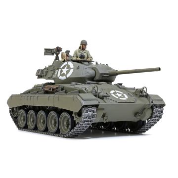 Tamiya 1:35 U.S. Light Tank M24 Chaffee European Theatre Plastic Model Kit
