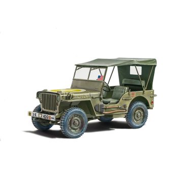Italeri 1:24 Willys Jeep MB Plastic Model Kit