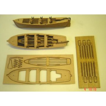 Mantua Plastic and Wood Lifeboat Kit Length 95mm