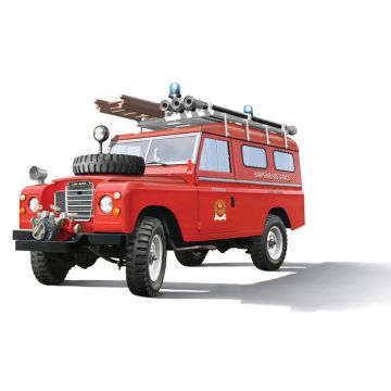 Italeri 1:24 Land Rover Fire Truck Plastic Model Kit