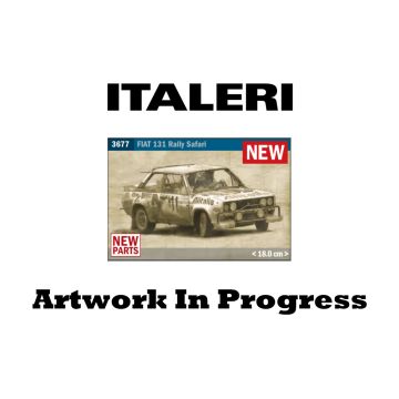 Italeri 1:24 Fiat 131 Abarth Rally Safari Plastic Model Kit