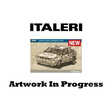 Italeri 1:24 Lancia Delta Integrale Jolly Rally Car Plastic Model Kit