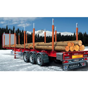 Italeri 1:24 TIMBER TRAILER Plastic Model Kit