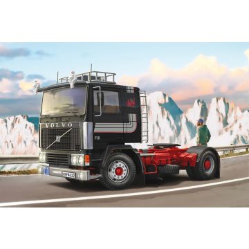 Italeri 1:24 Volvo F-12 Intercooler (Low Roof) with accessories Plastic Model Kit