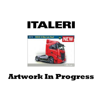 Italeri 1:24 Iveco S-Way Low Roof Truck Plastic Model Kit