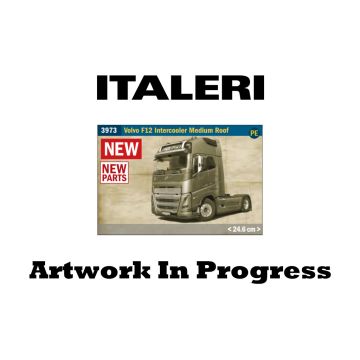 Italeri 1:24 Volvo F12 Intercooler Medium Roof Truck Plastic Model Kit