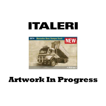 Italeri 1:24 Mercedes-Benz Dumper Truck Plastic Model Kit