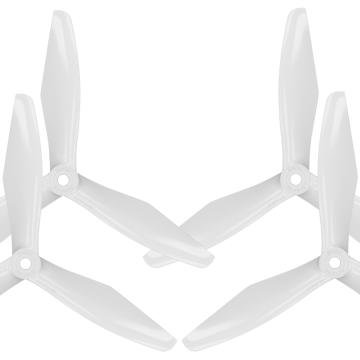 Master Airscrew 5x4.5 RS 3-Blade FPV RC Drone Propeller Props Set - White 