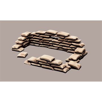 Italeri 1:35 SANDBAGS Plastic Model Kit
