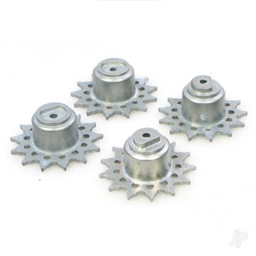 Henglong Snow Leopard Metal Drive Wheels (Pair)