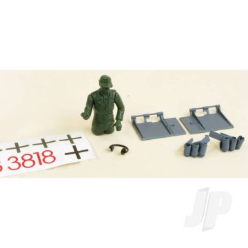 Henglong Tiger I Decals Driver and Fittings (Grey)