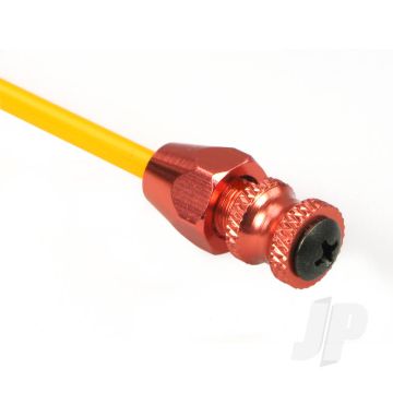 JP RC Antenna Pipe With Orange Metal Anodised Base