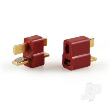 JP T-Style Polarized Connector (5 Pairs) for RC Models
