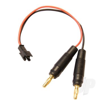 JP Charge Lead (SM 2 Pin Male to 4mm Bullets) for Thunder Storm RC Model Car