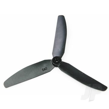 GWS Slow Fly Propeller 5x3 3-Blade Black Opposite Rotation