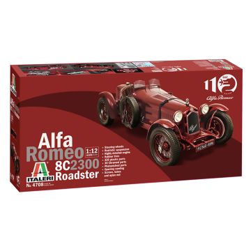 Italeri 1:12 Alfa Romeo 8C 2300 Roadster Plastic Model Kit
