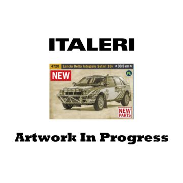 Italeri 1:12 Lancia Delta Integrale Safari 16v Plastic Model Kit