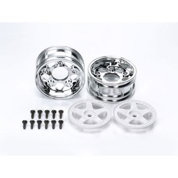 Tamiya 5-Spoke 2-Piece Wheels "2 'Clr'