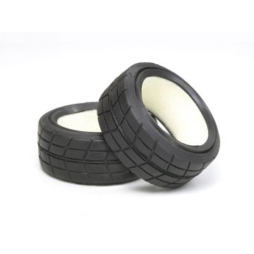 Tamiya Medium-Narrow Racing Radial Tyres (One Pair)