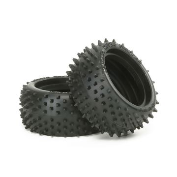 Tamiya 6029 Square Spike Rear Tyre X 2