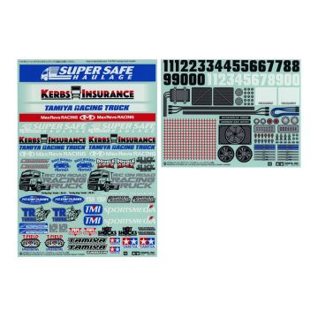 Tamiya Marking Sticker (Racing Truck)