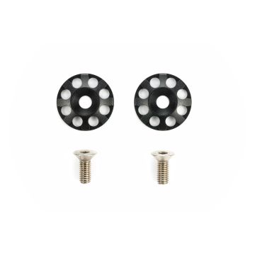 Tamiya Aluminum Wing Washers Black