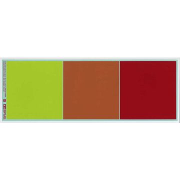 Tamiya Clear Colour Stickers Red Oran Yell