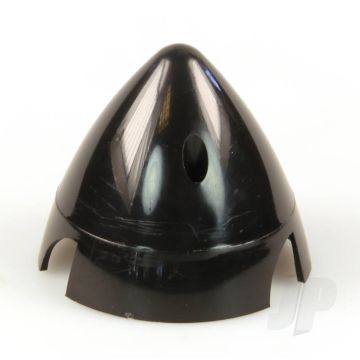 JP 2.3/4in (69mm) - 3-Blade Black Spinner For RC Model Plane