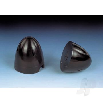 JP 3.1/2in (89mm) - 2-Blade Black Spinner For RC Model Plane