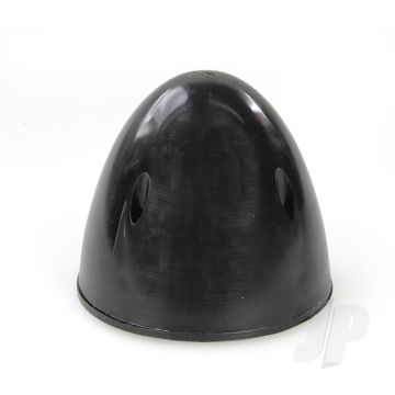 JP 3.1/2in (89mm) - Black Flatback Spinner For RC Model Plane