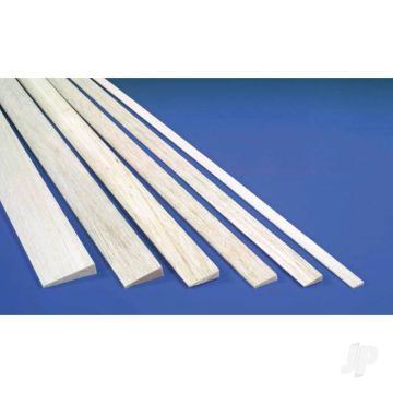 JP 3/16in x 3/4in Trailing Edge (36in long) Balsa Wood