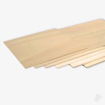 JP 4mm Poplar Light Ply, Grade B/BB, UF Glue Class 1, 300 x 300mm