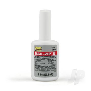 Zap PT23 Rail Zip Model Train Railway Track Cleaner 1oz