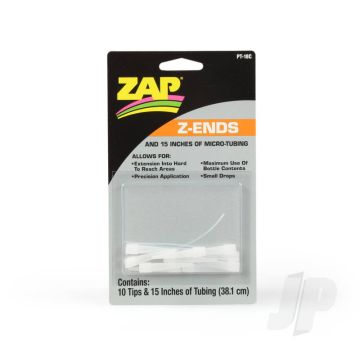 Zap PT18 Z-Ends Tips & Micro Dropper Tub (10pcs) (Box of 12)