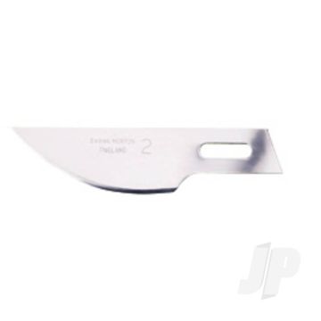 Swann-Morton Spare Craft Blades No 2 (Curved) Pack of 5