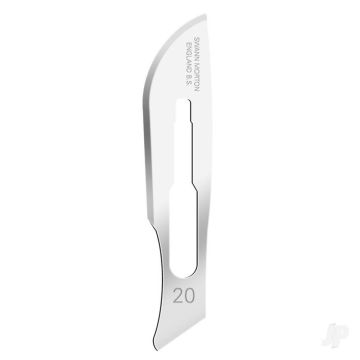 Swann-Morton Non-Sterile Knife Blades #20 (20 Packets of 5 Blades)