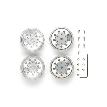 Tamiya Plated Rear Wheels 22mm Matt (Four Wheels)