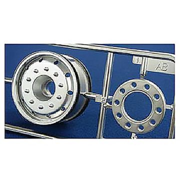 Tamiya Truck Plated Wheels 30mm / Hex / Matte (One Pair)