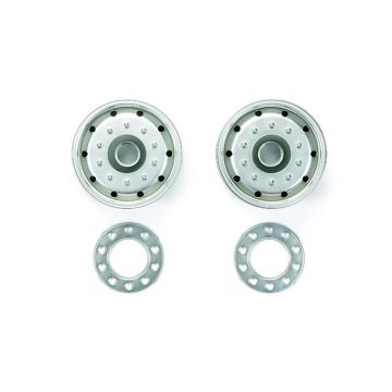 Tamiya Truck Plated Wheels 30mm / Matt (One Pair)