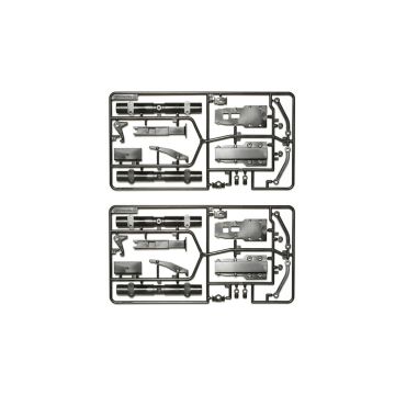 Tamiya Carbon Reinforced Matt Axle For Semi Trailer
